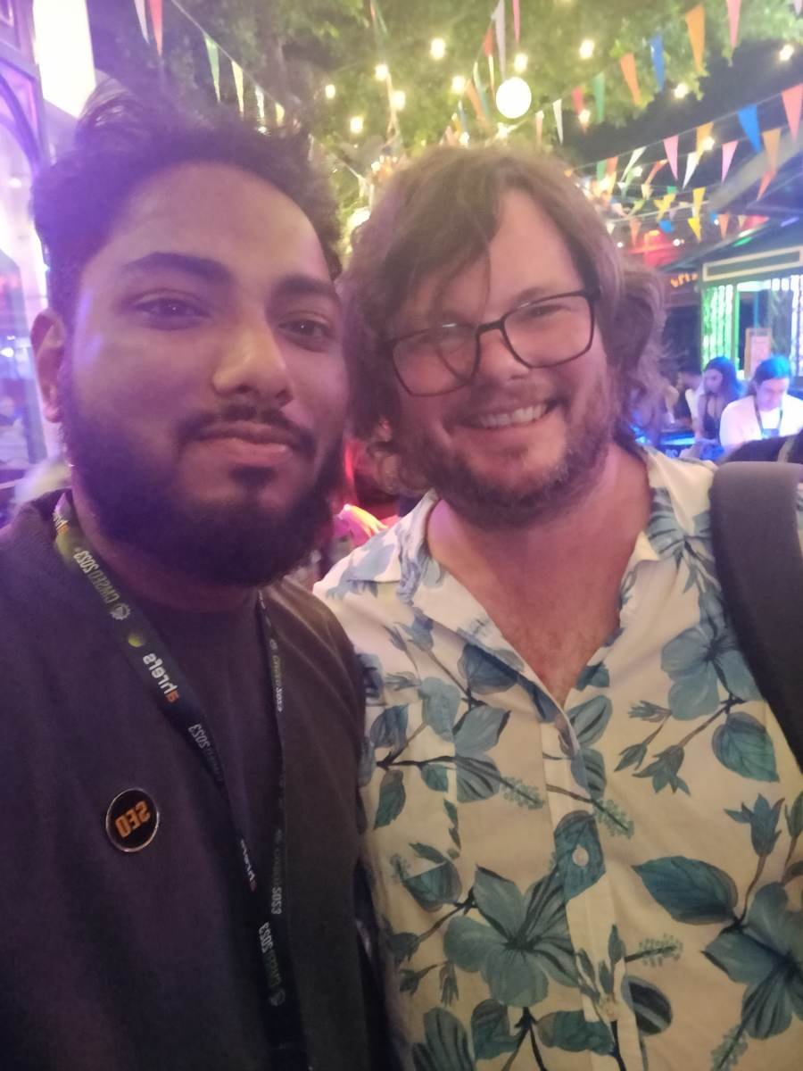 Saqline Mostak: With Kyle Roof at Chiang Mai SEO Conference 2023