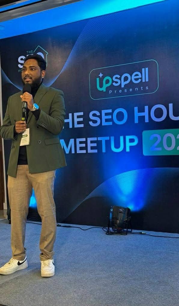 Saqline Mostak: Speaking at The SEO House Meetup, presented by Upspell
